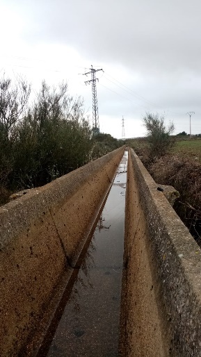 Canaleta e infraestructura